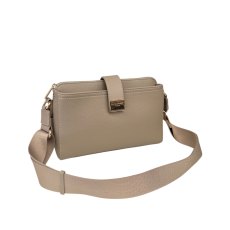 David Jones Multi Pocket Long Shoulder Bag Oxford Tan