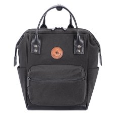 David Jones Structured Backpack Black