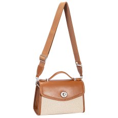 David Jones Top Handle Grab Bag Oatmeal Beige