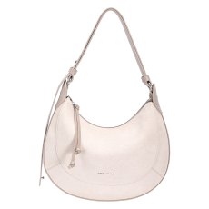 David Jones Faux Suede Shoulder Bag Coconut Cream