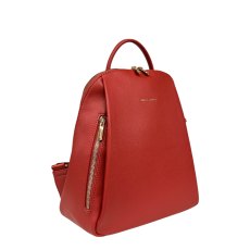 David Jones Zip Detail Backpack Terracotta