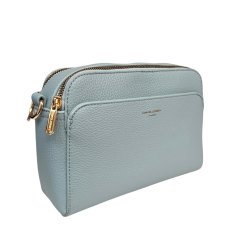 David Jones Twin Zip Camera Bag Pale Blue