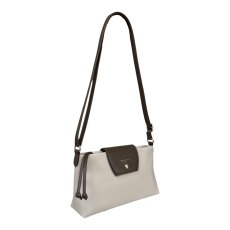 David Jones Small Tab Over Shoulder Bag Almond Milk