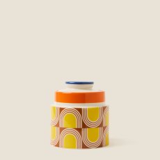 Orla Kiely Aura Storage Jar Orange