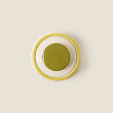 Orla Kiely Retro Stripe Storage Jar Yellow Orla Kiely Retro Stripe Storage Jar Yellow