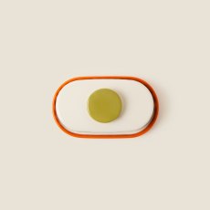 Orla Kiely Sycamore Stripe Butter Dish Orange Orla Kiely Sycamore Stripe Butter Dish Orange