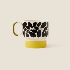 Orla Kiely Sycamore Stripe Mug Yellow Orla Kiely Sycamore Stripe Mug Yellow