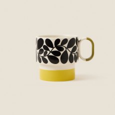 Orla Kiely Sycamore Stripe Mug Yellow Orla Kiely Sycamore Stripe Mug Yellow