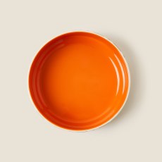 Orla Kiely Spot Square Oval Fruit Bowl Orange Orla Kiely Spot Square Oval Fruit Bowl Orange