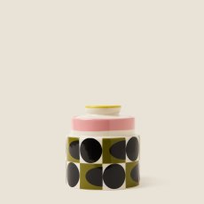 Orla Kiely Spot Square Oval Storage Jar Pink