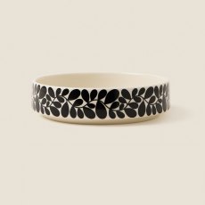 Orla Kiely Sycamore Stripe Pasta Bowl Black Orla Kiely Sycamore Stripe Pasta Bowl Black