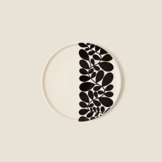Orla Kiely Sycamore Stripe Side Plate Black Orla Kiely Sycamore Stripe Side Plate Black