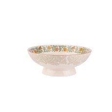 William Morris Kennet Gardens Medium Footed Serving Bowl William Morris Kennet Gardens Medium Footed Serving Bowl