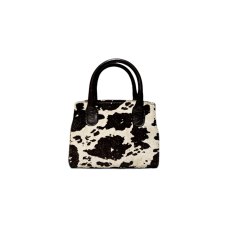 Ashwood Leather Hair-on-Hide Handbag with Crossbody Strap