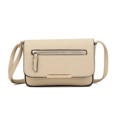 Long & Son Flap Over Shoulder Bag Beige