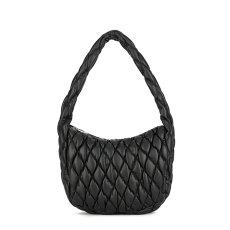 Long & Son Quilted Shoulder Bag Black