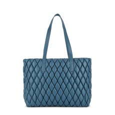 Long & Son Quilted Tote Bag Blue