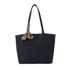 Long & Son Structured Shopper Tote Bag Navy