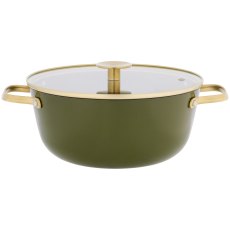 Stellar Cast Light 24cm Casserole Olive