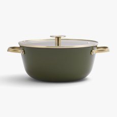 Stellar Cast Light 24cm Casserole Olive Stellar Cast Light 24cm Casserole Olive