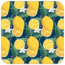 Tradestock Recipe Thief Lemon Square Placemat Set Of 4