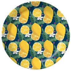 Tradestock Recipe Thief Lemon Round Melamine Tray