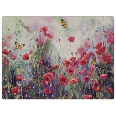 Tradestock Poppy Field Placemats Set Of 4