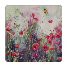 Tradestock Poppy Field Coasters Set Of 4