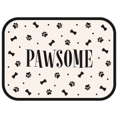 Tradestock PVC Pet Feeding Mat Pawsome