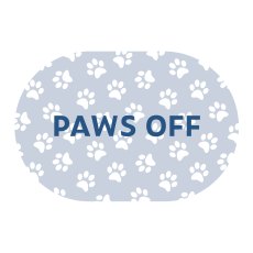 Tradestock PVC Pet Feeding Mat Paws Off