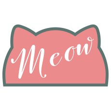 Tradestock PVC Pet Feeding Mat Meow