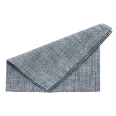 Waltons Chambray Napkin Flint Blue Set of 4