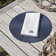 Waltons Embroided Napkin Crab Set of 2