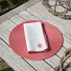 Waltons Embroided Napkin Lobster Set of 2