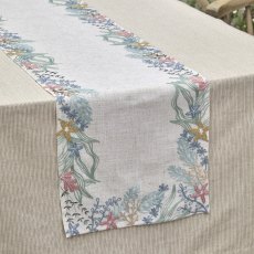 Waltons Embroidered Coral Runner
