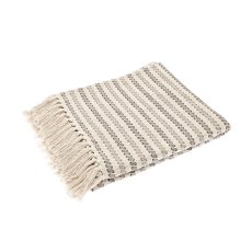 Waltons Cowrie Recycled Cotton Throw Natural