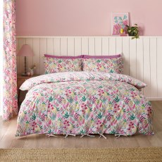 Catherine Lansfield Tilly Floral Pink Duvet Set