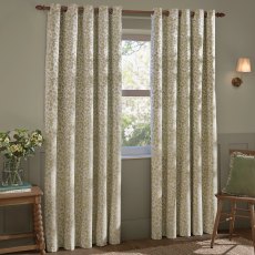 Wylder Grace Leaf Eyelet Curtains Sage