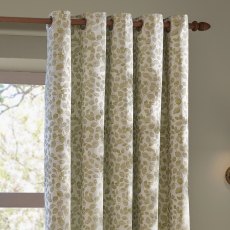 Wylder Grace Leaf Eyelet Curtains Sage