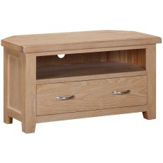 Wiltshire Oak Corner Tv Unit