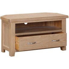Wiltshire Oak Corner Tv Unit