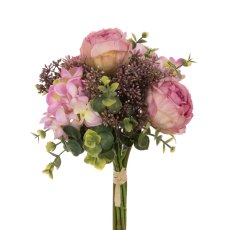 Floralsilk Rose and Foliage Bouquet
