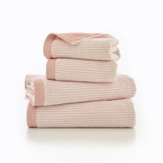 The Lyndon Company Willow Weave Stripe Towels Pink The Lyndon Company Willow Weave Stripe Towels Pink