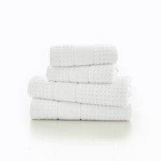 Deyongs Mosley Textured Towels White Deyongs Mosley Textured Towels White