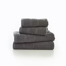 Deyongs Mosley Textured Towels Charcoal Deyongs Mosley Textured Towels Charcoal