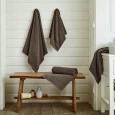 Deyongs Mosley Textured Towels Walnut Deyongs Mosley Textured Towels Walnut