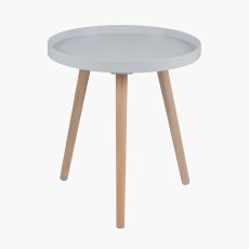 Pacific Halston Light Grey Round Table