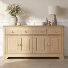Broadway 4 Door 3 Drawer Sideboard in Oak
