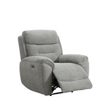 Keswick Power Recliner Chair in Light Grey