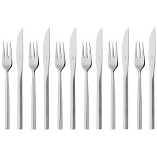 Stellar Rochester 12 Piece Steak Knife & Fork Set